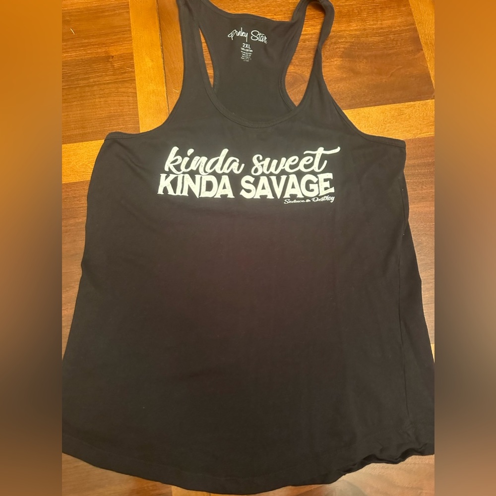 Pinky star tank top size 2 xl